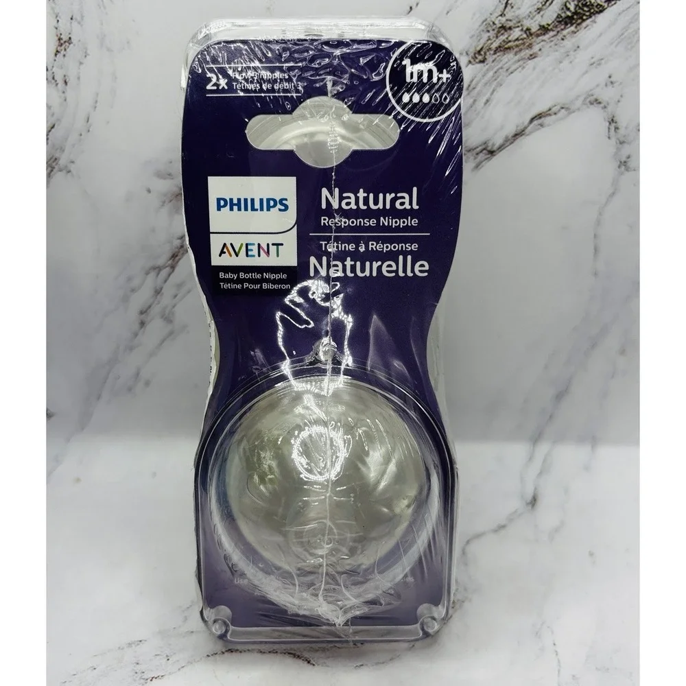 Philips Avent Natural Response Baby Bottle Nipples 2 Pack SCY963/04 New